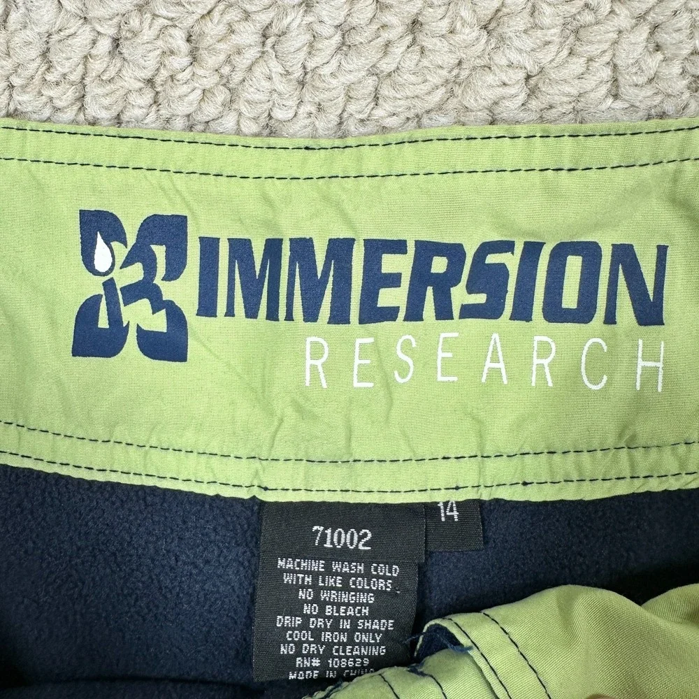 Immersion Research Shorts Womens 14 Navy Fleece Lined Guide Kayak Paddle Board